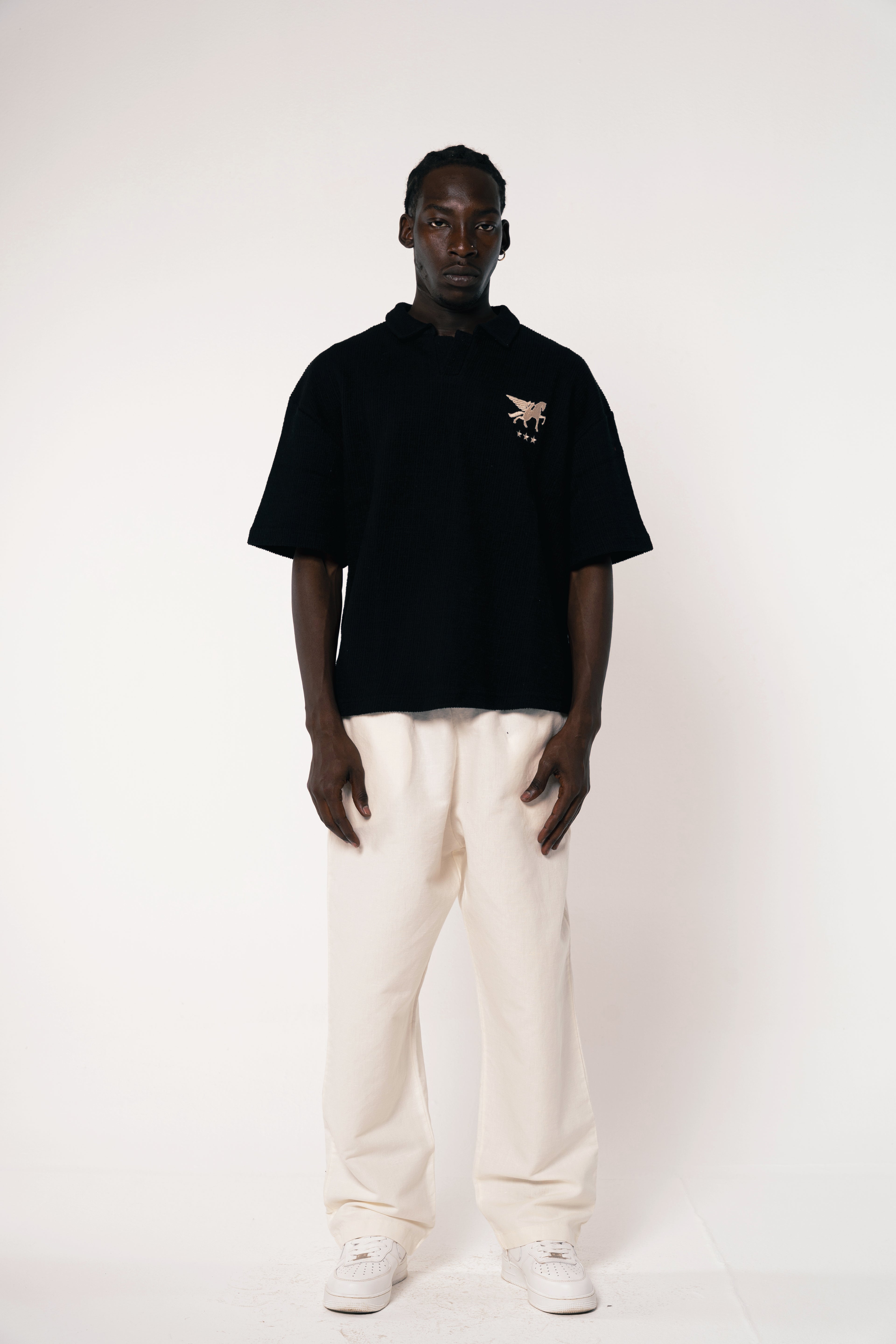 Stallion knitted polo