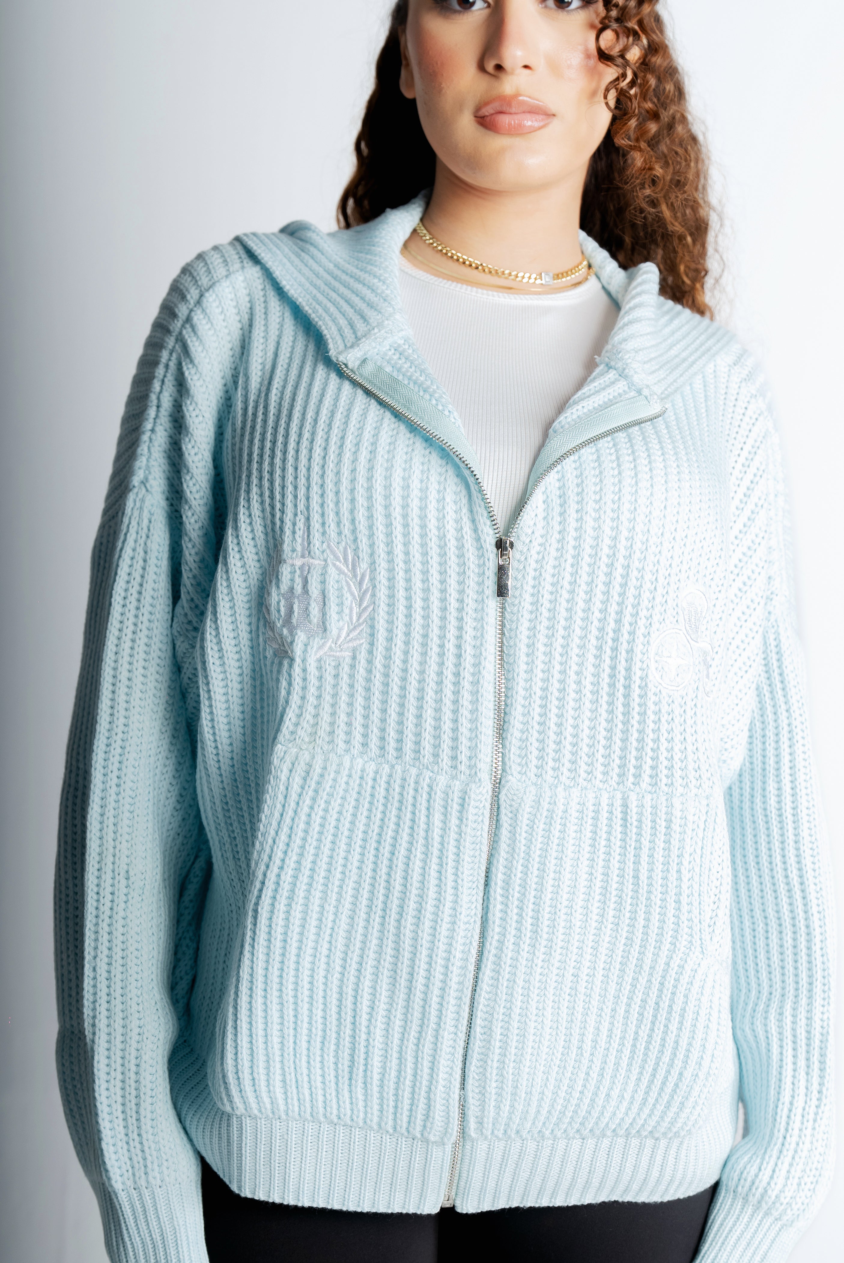 Get rich knitted jacket "Crystal Meth"