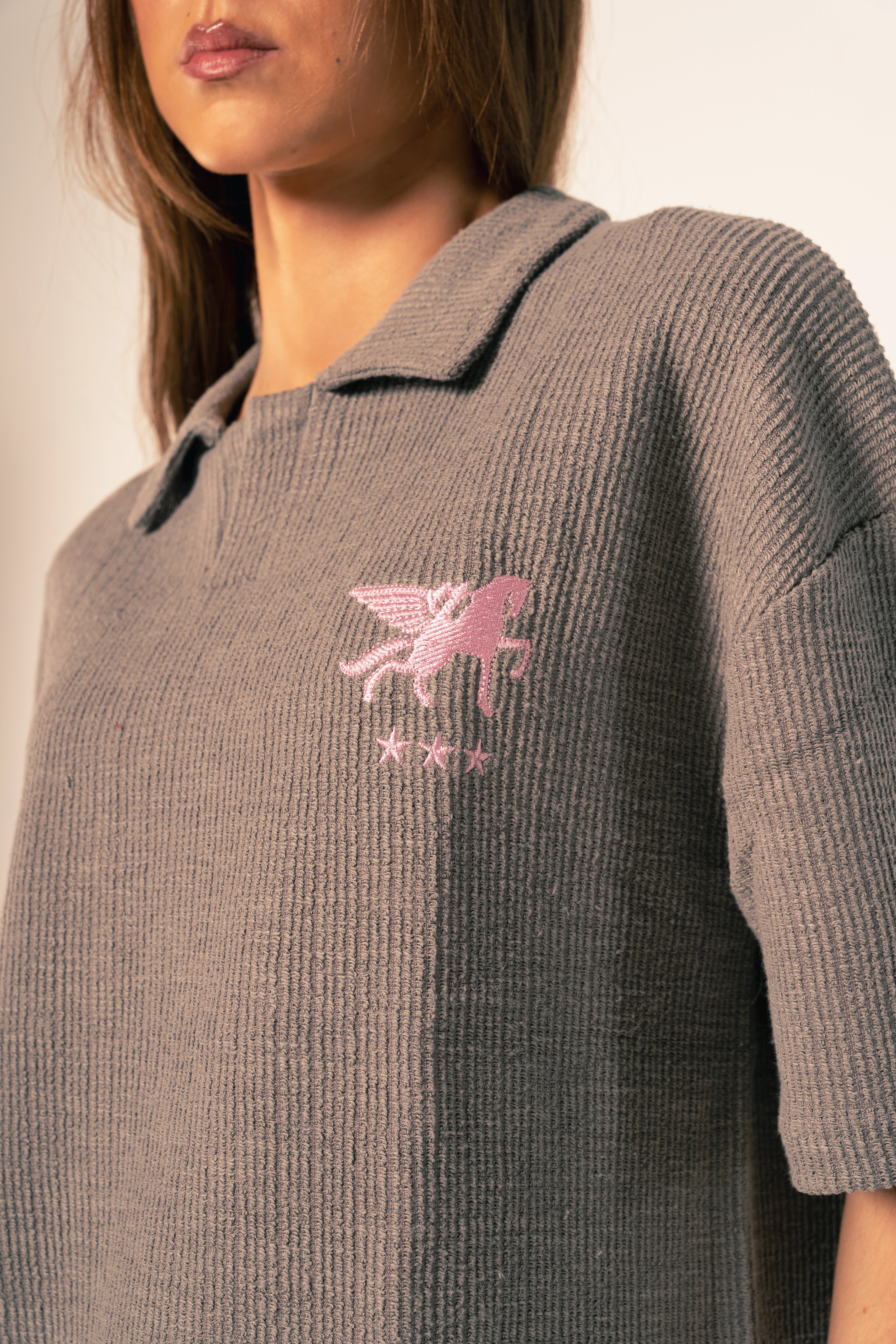 Stallion knitted polo