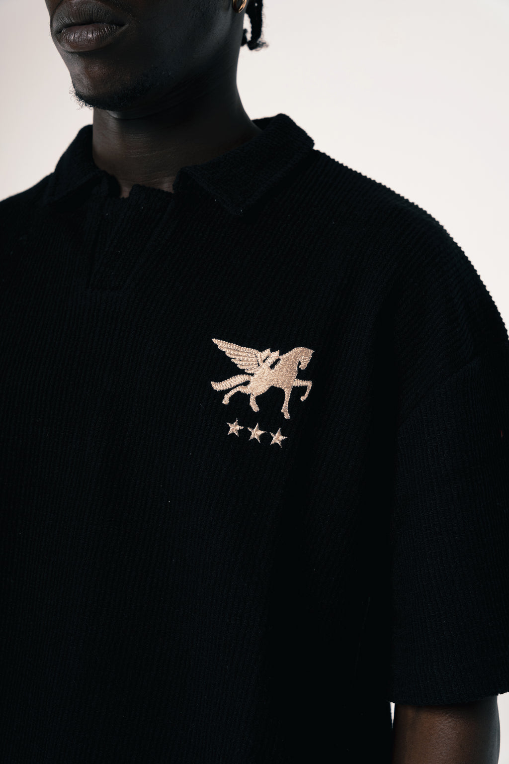 Stallion knitted polo