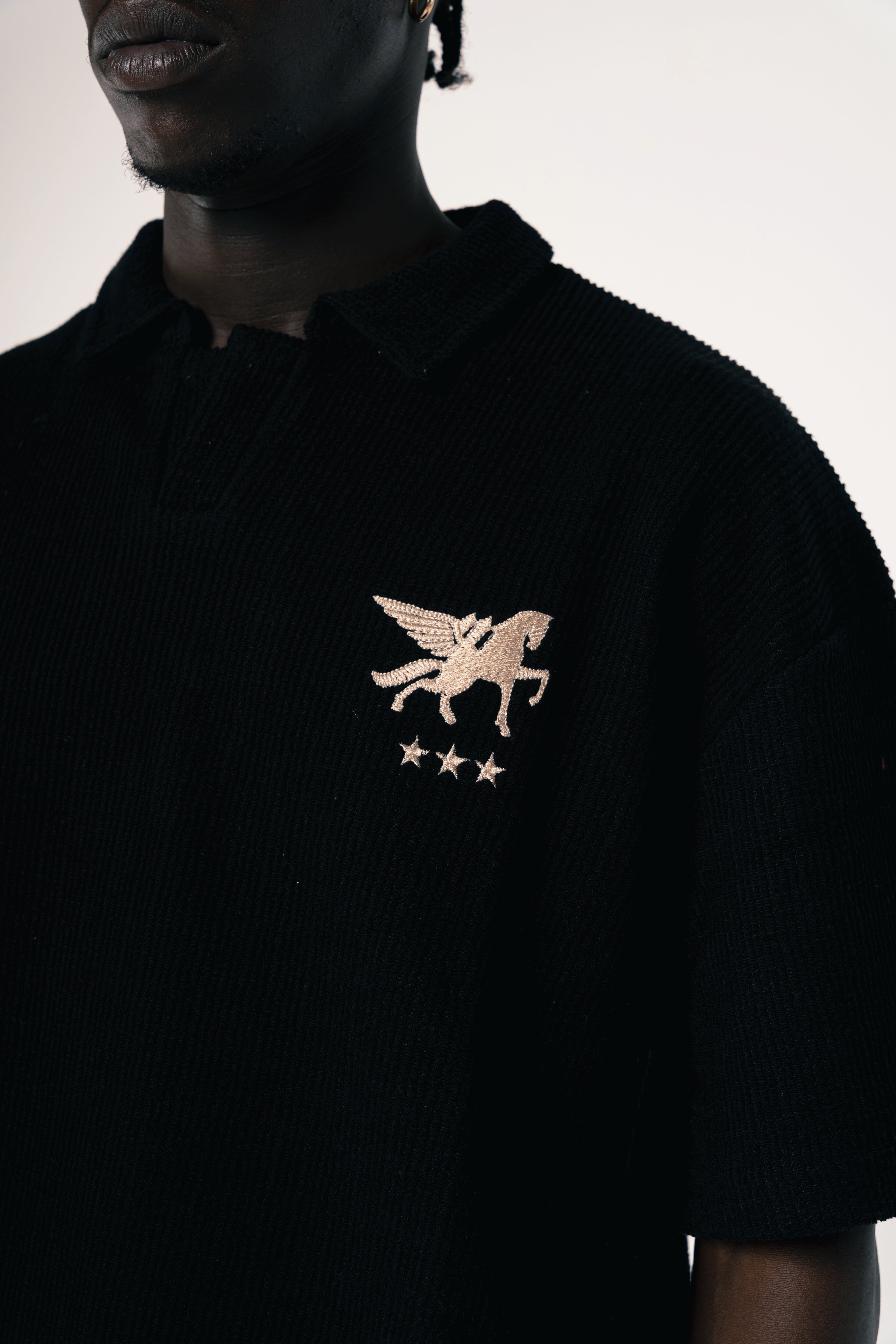 Stallion knitted polo