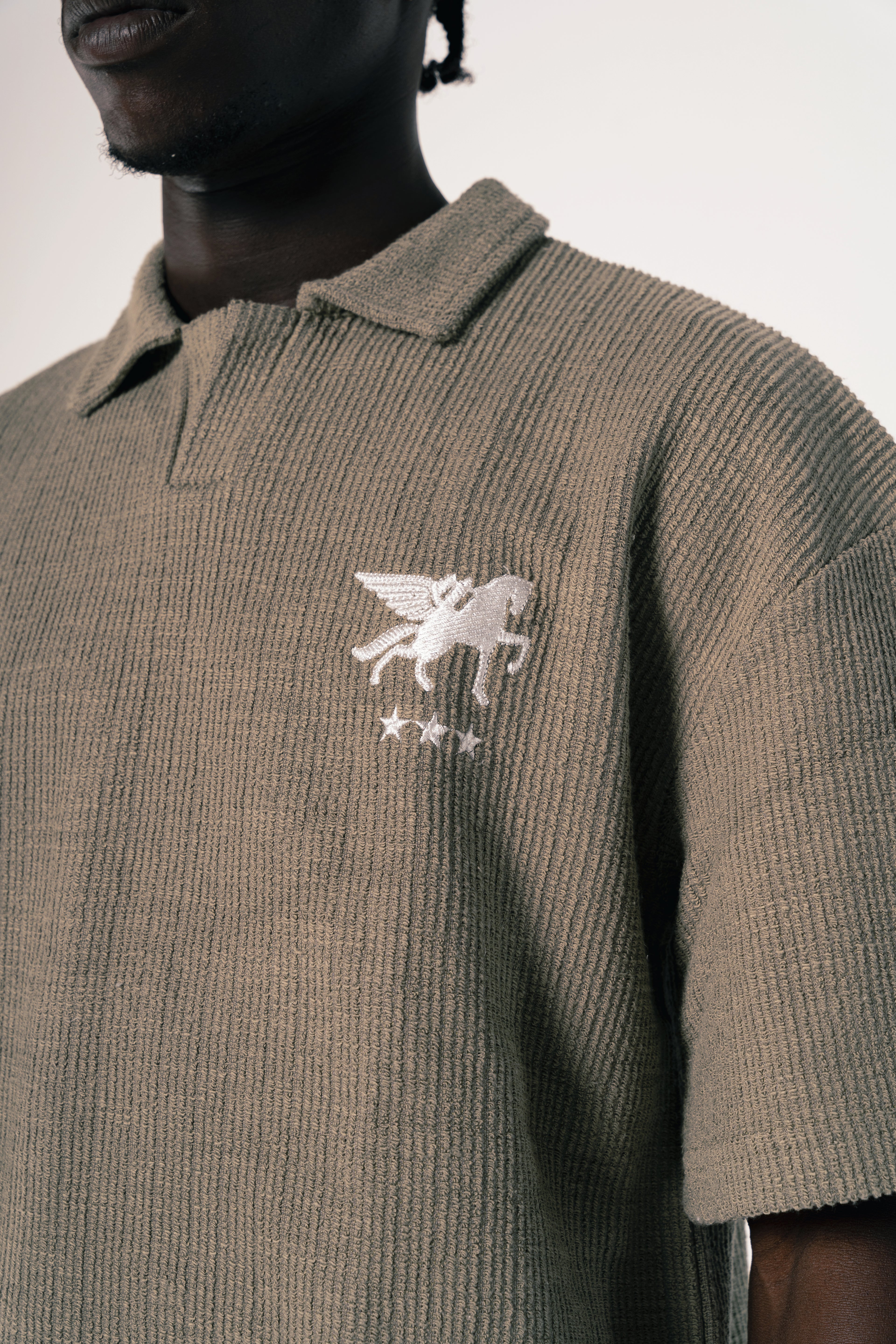 Stallion knitted polo