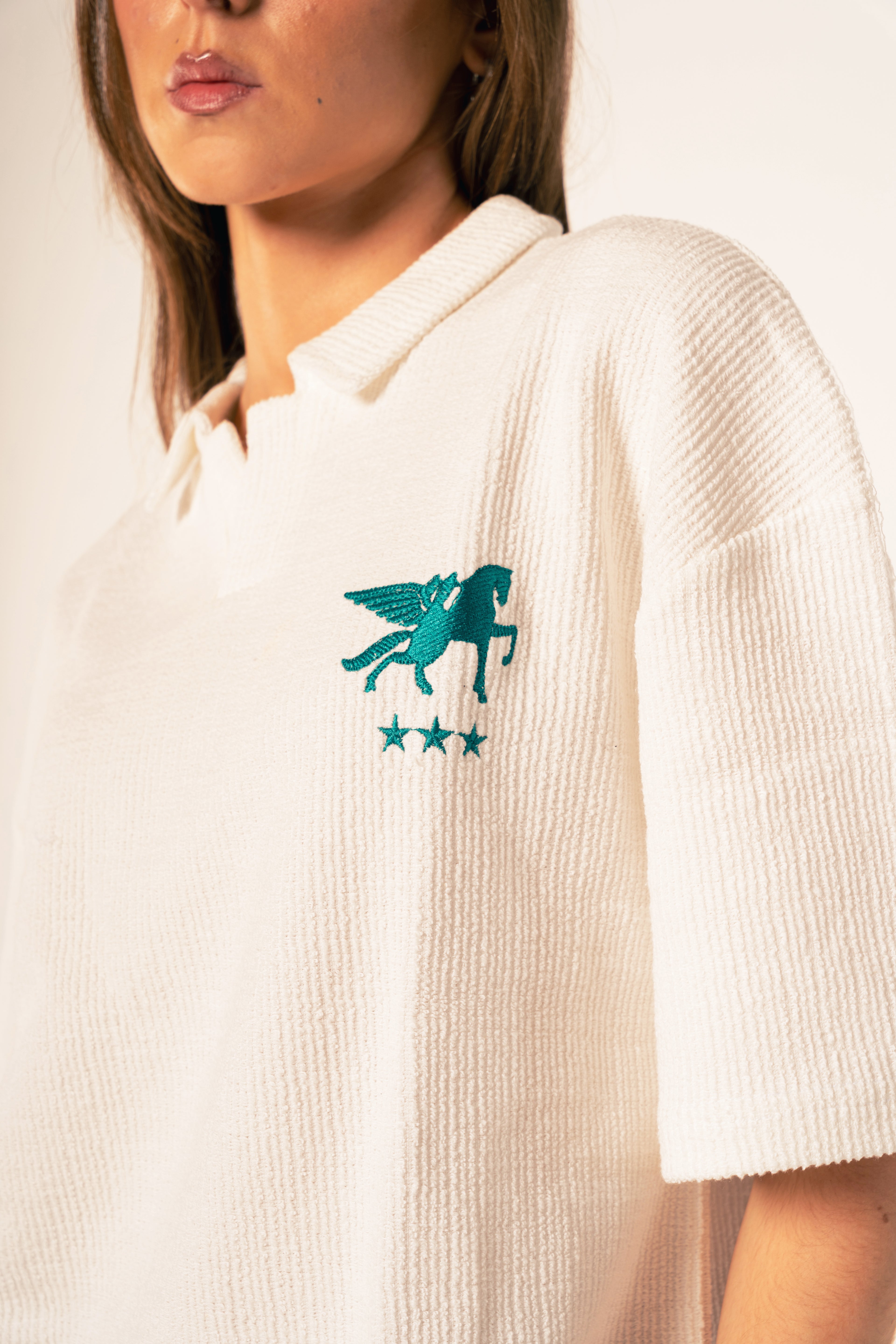 Stallion knitted polo