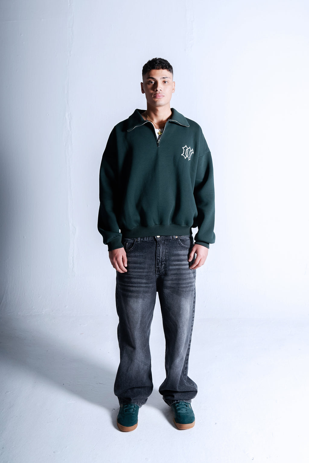Reborn quarter zipper "Olive"