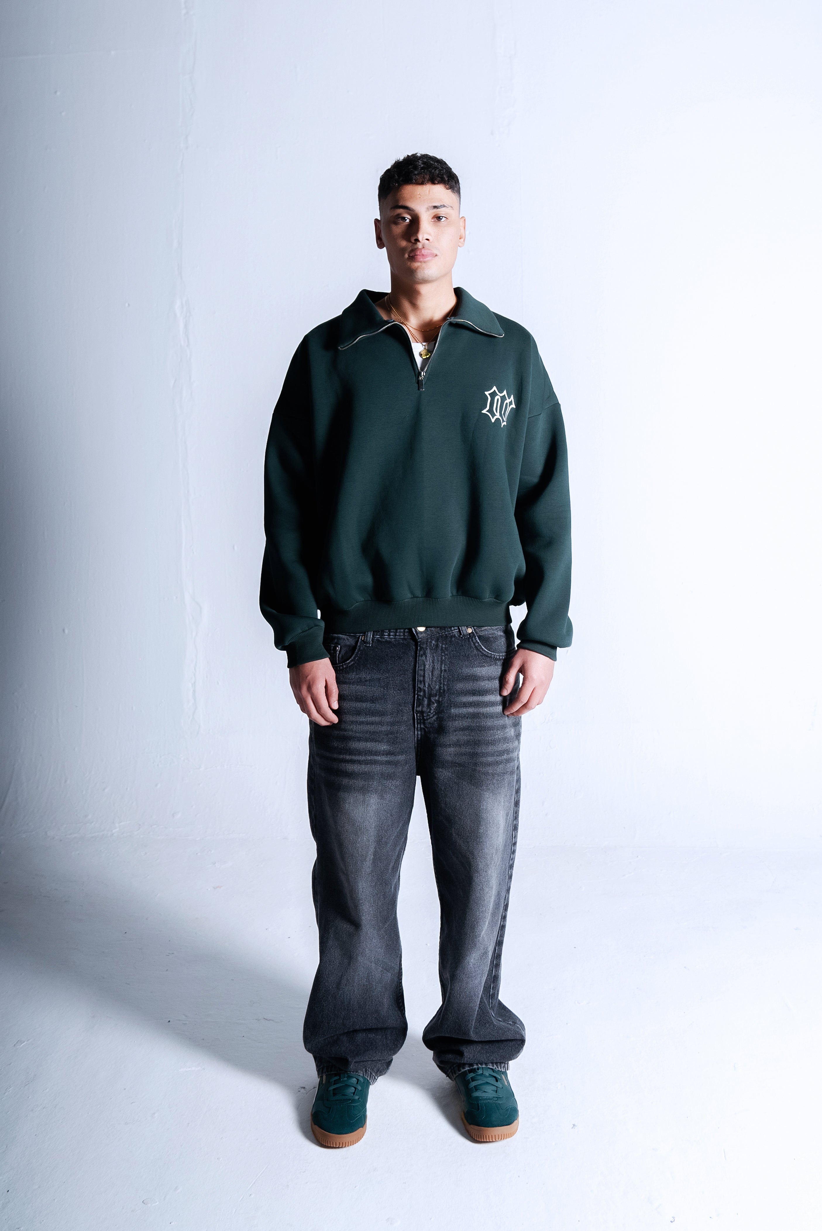 Reborn quarter zipper "Olive"