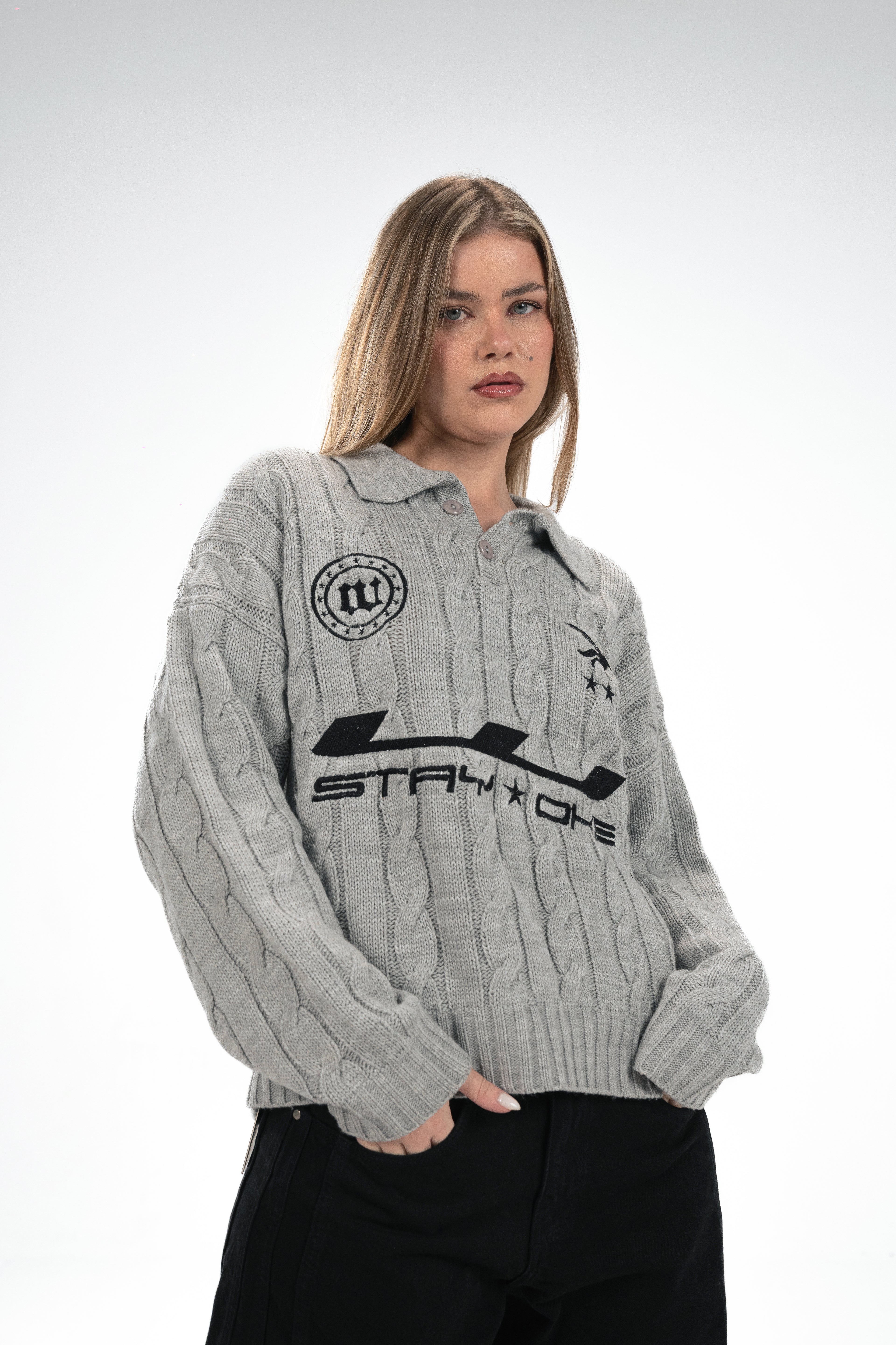 Woke Signature Knitted Polo