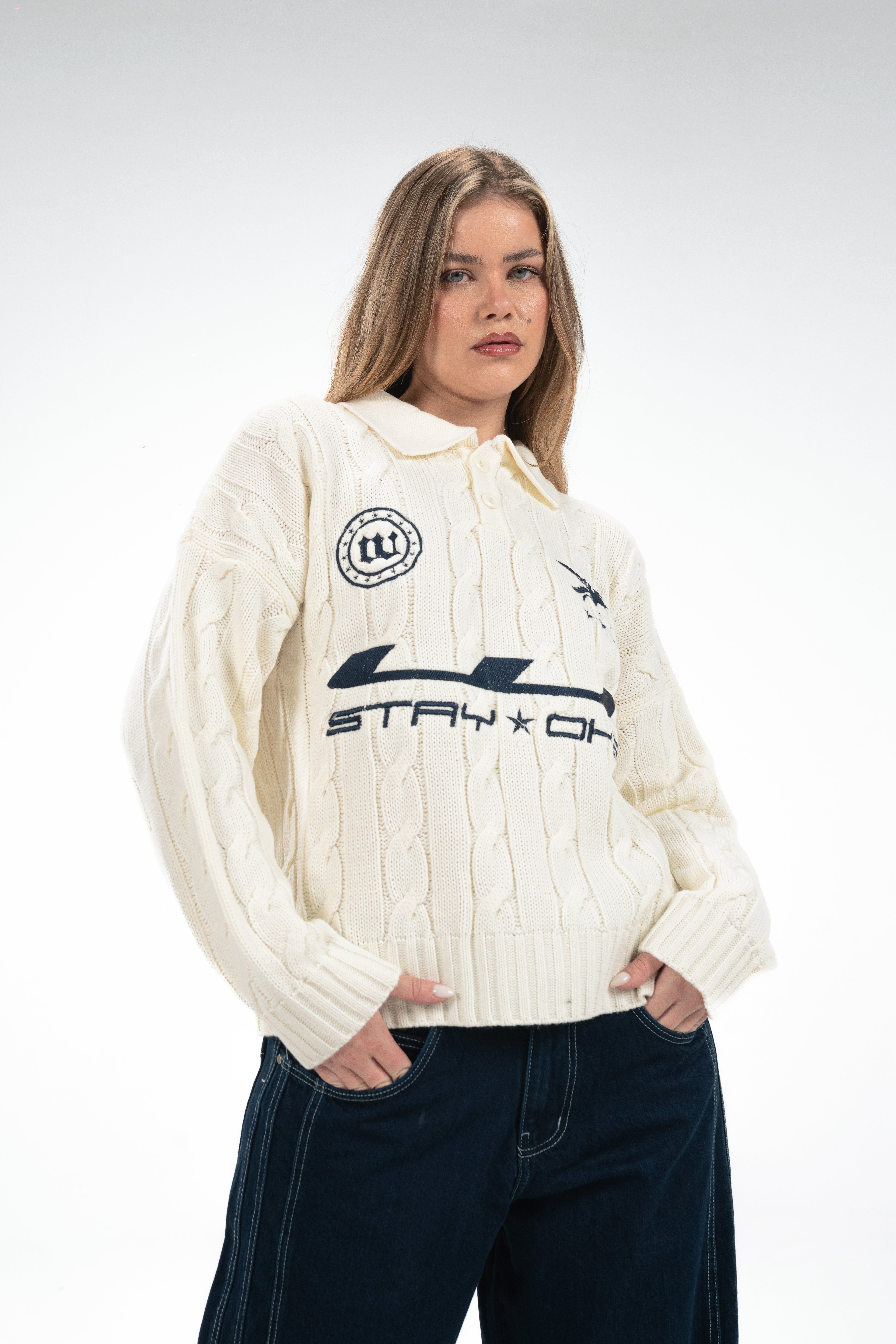 Woke Signature Knitted Polo