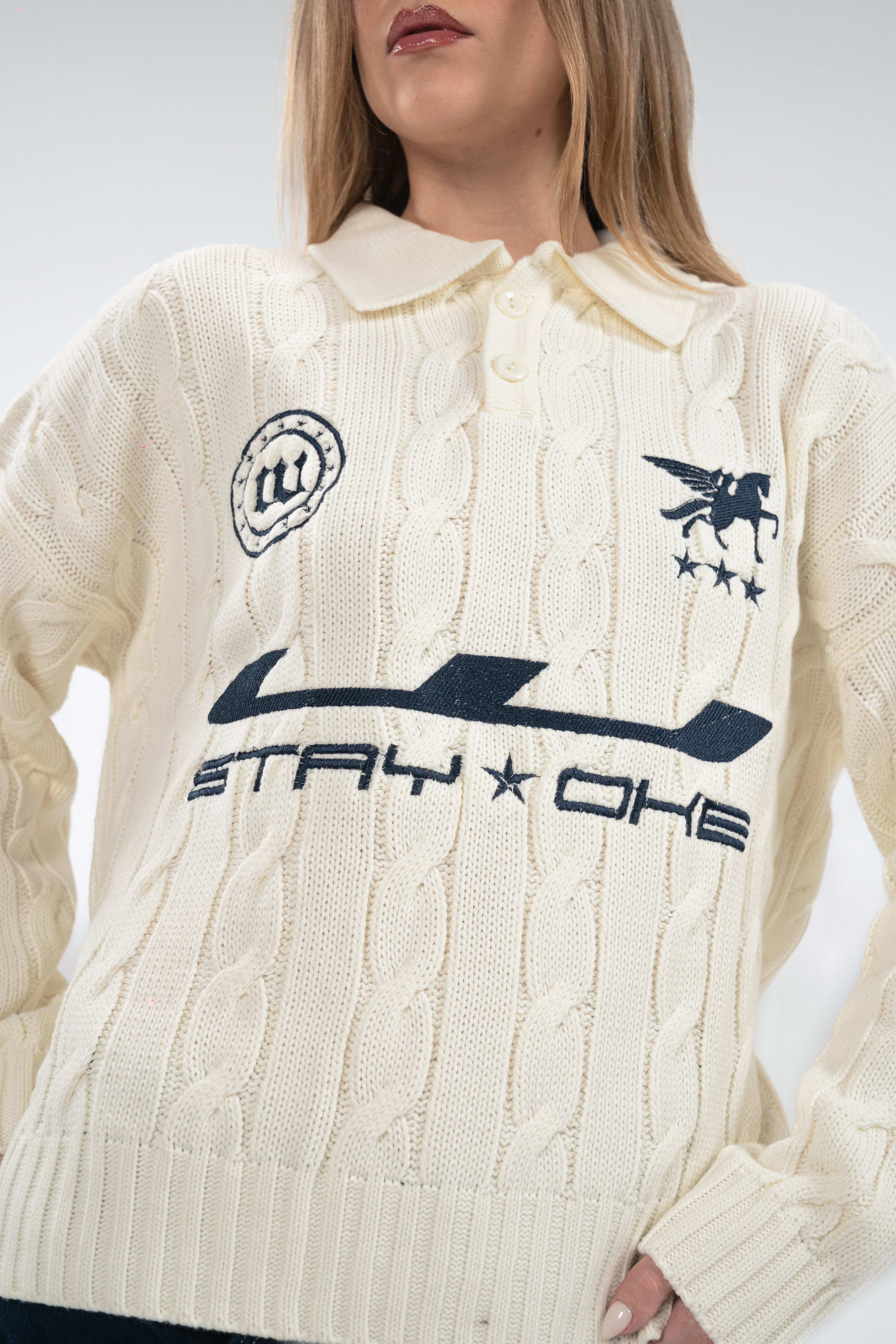 Woke Signature Knitted Polo