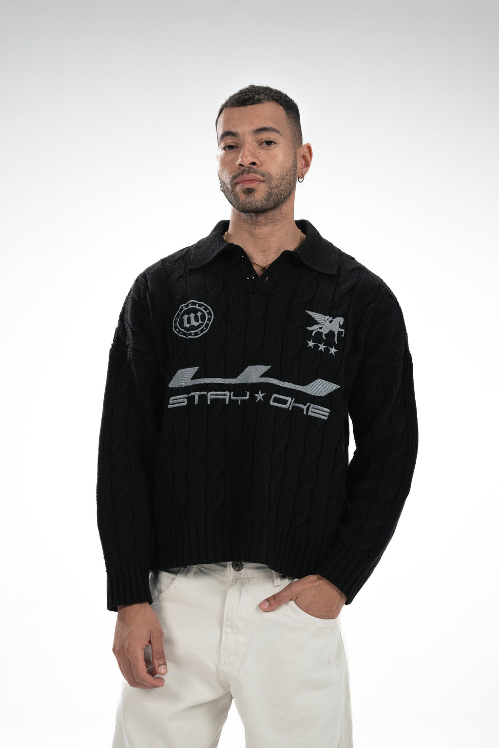 Woke Signature Knitted Polo