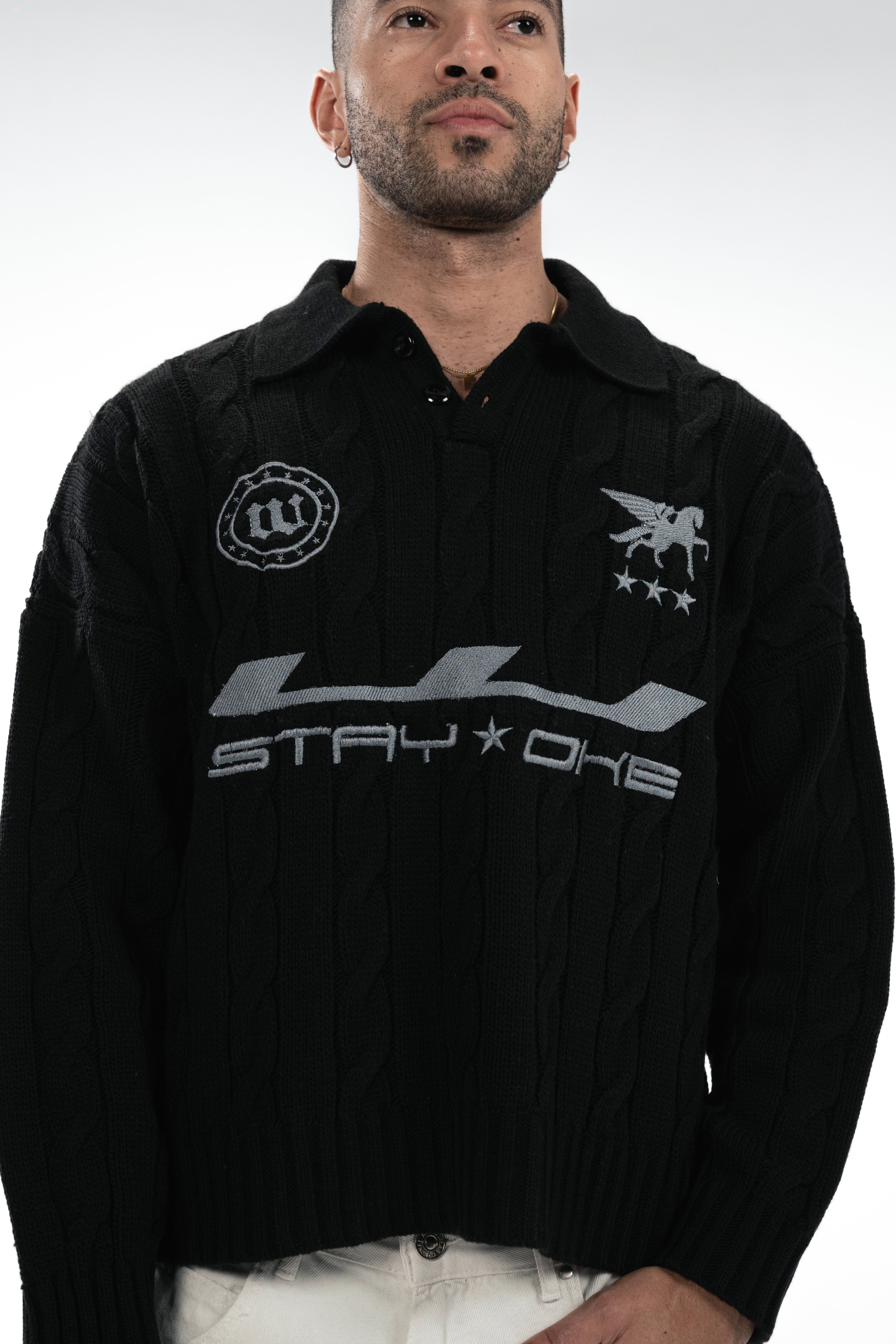 Woke Signature Knitted Polo