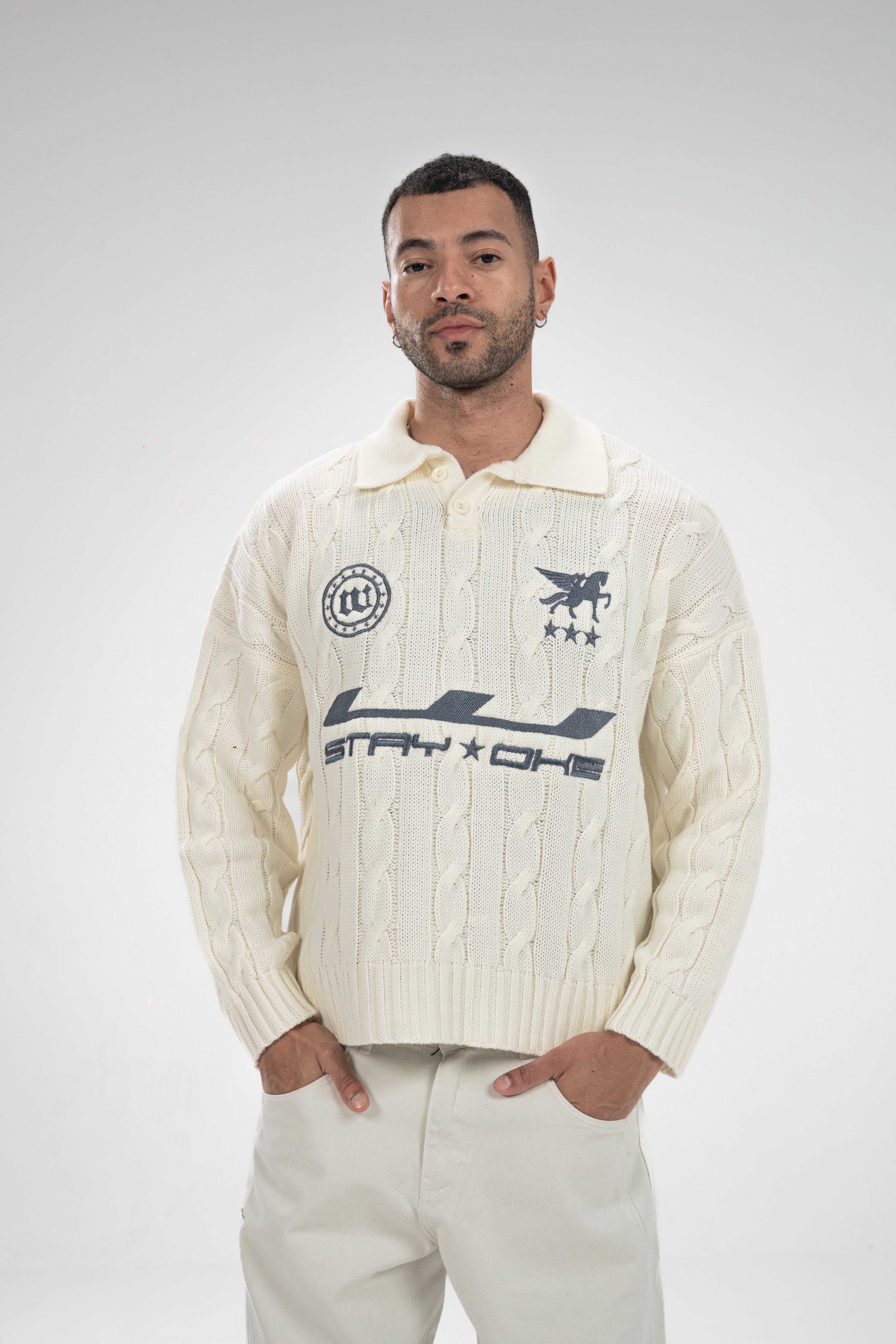 Woke Signature Knitted Polo