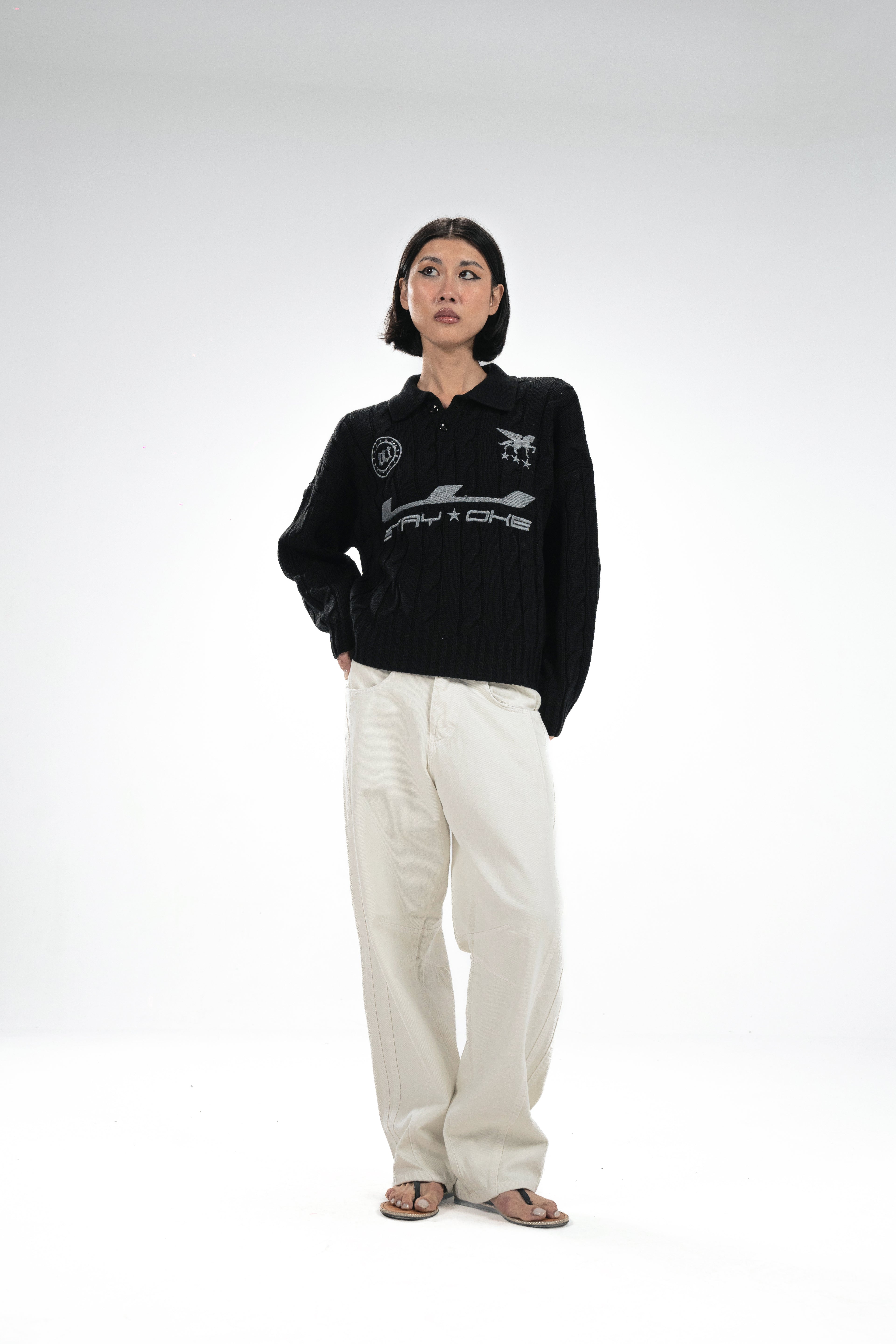 Woke Signature Knitted Polo