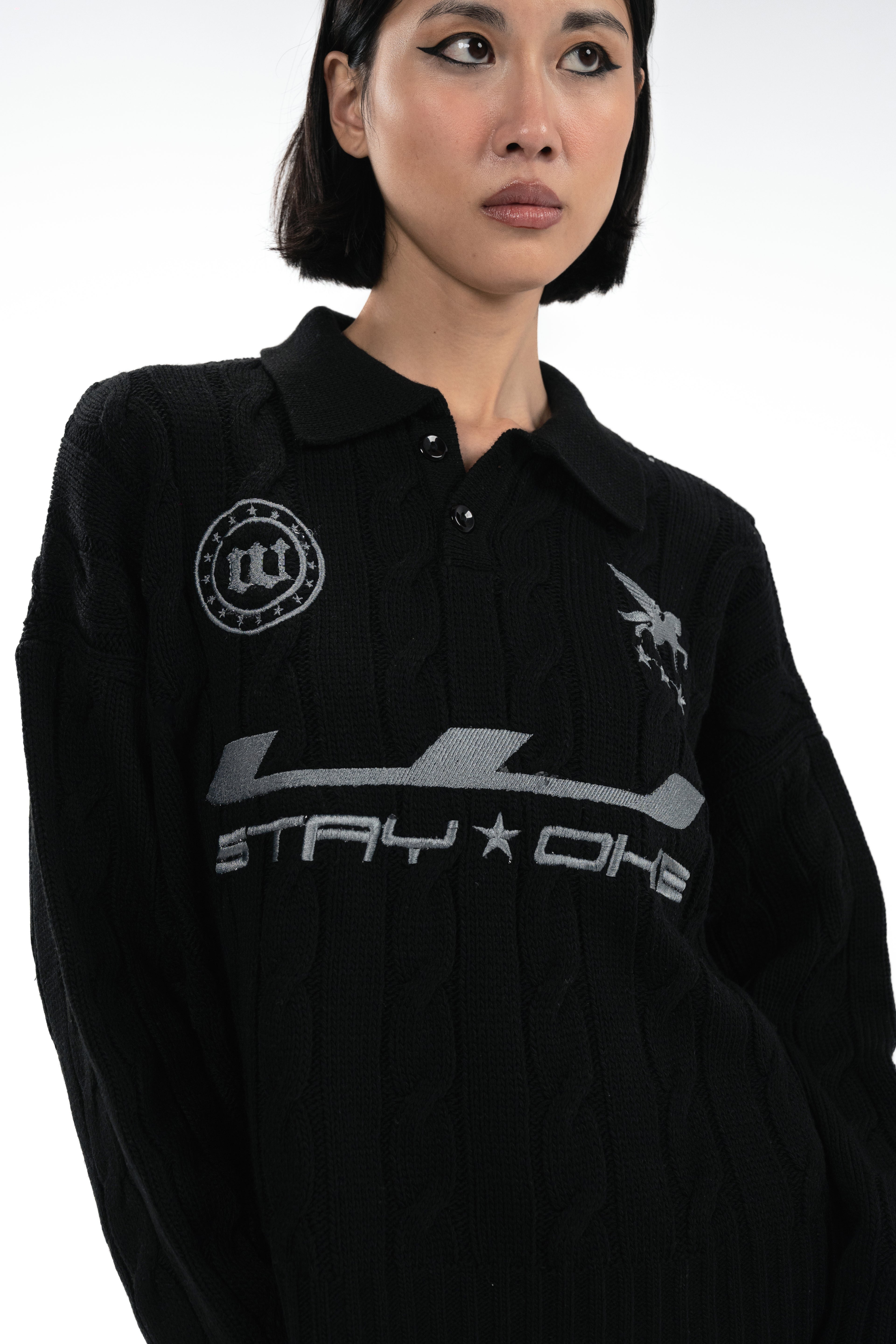 Woke Signature Knitted Polo