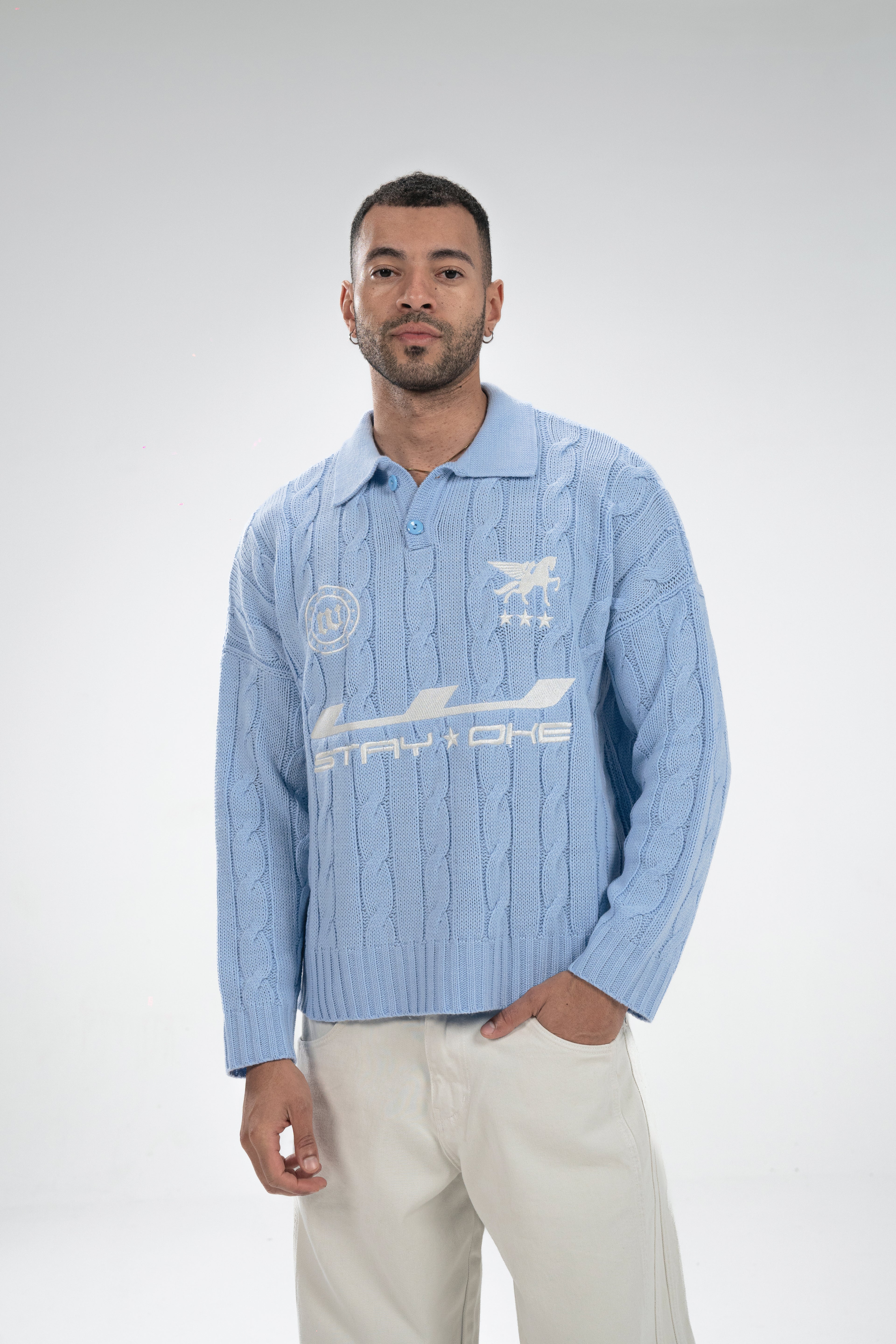 Woke Signature Knitted Polo