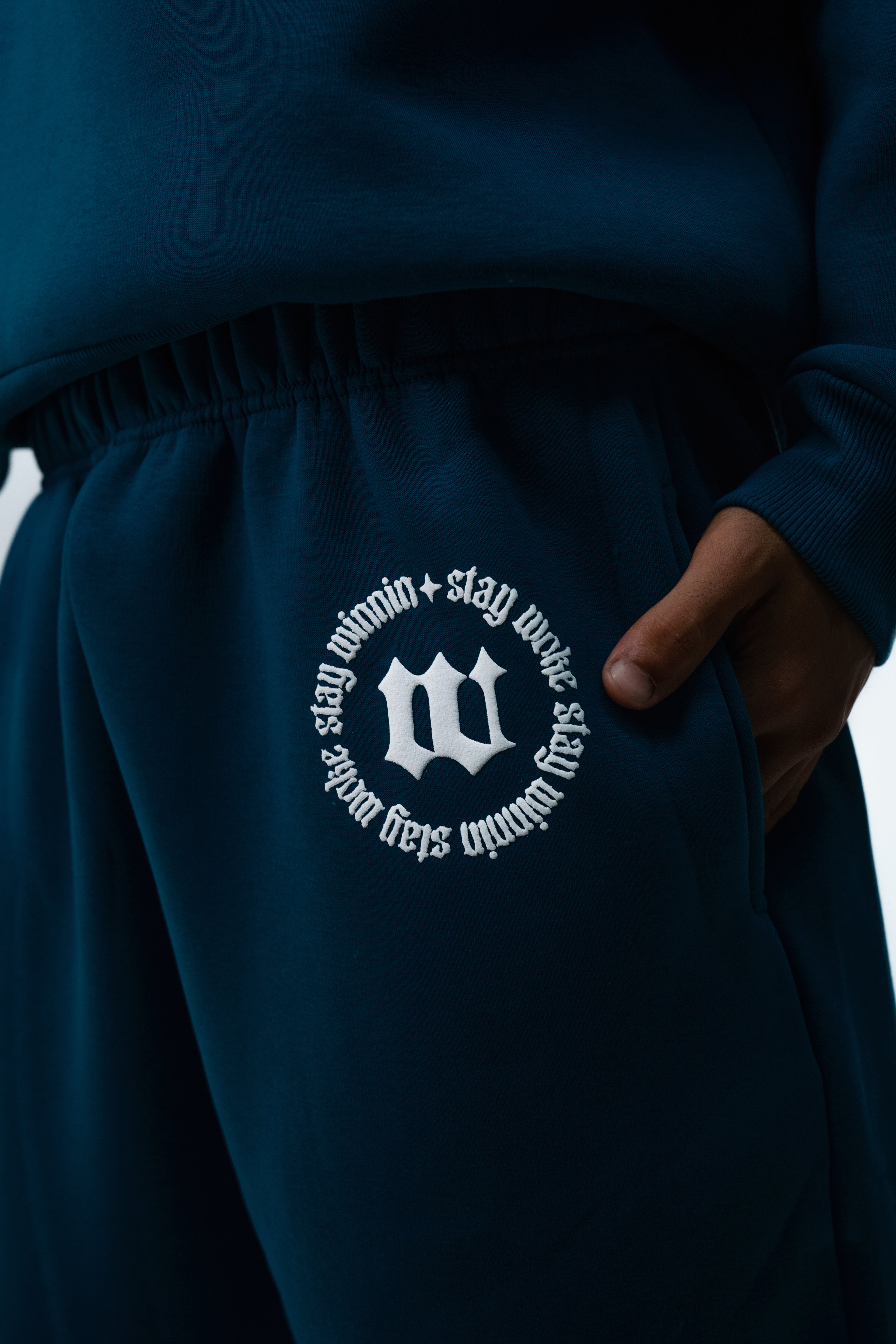 Teal Pants "Stay Woke"