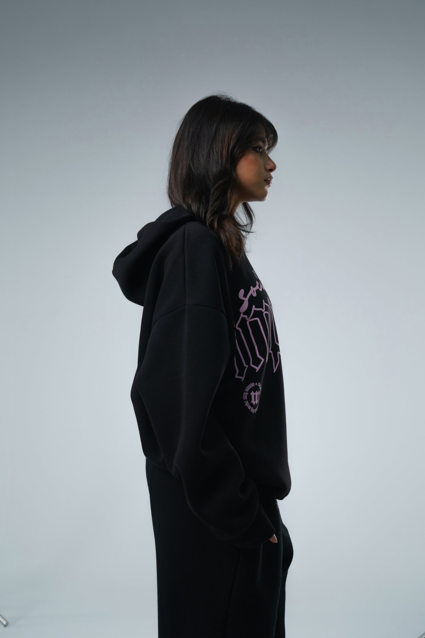 Black Hoodie "Impact Society"