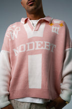 Rose Knitted Polo "No Debt"