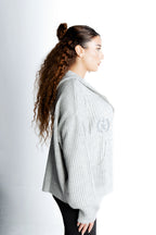 Get rich knitted jacket "Grey"