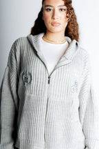Get rich knitted jacket "Grey"