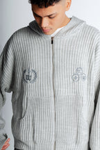Get rich knitted jacket "Grey"
