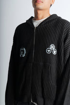 Get rich knitted jacket "Black"