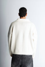 Consistency Knitted Polo "Off White"