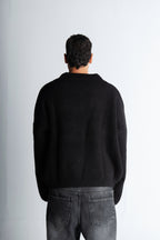 Consistency Knitted Polo "Black"