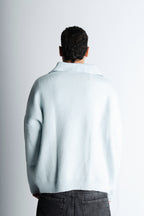 Consistency Knitted Polo "Baby Blue"