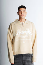 Consistency Knitted Polo "Beige"
