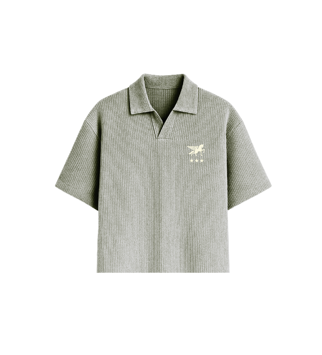 Stallion knitted polo