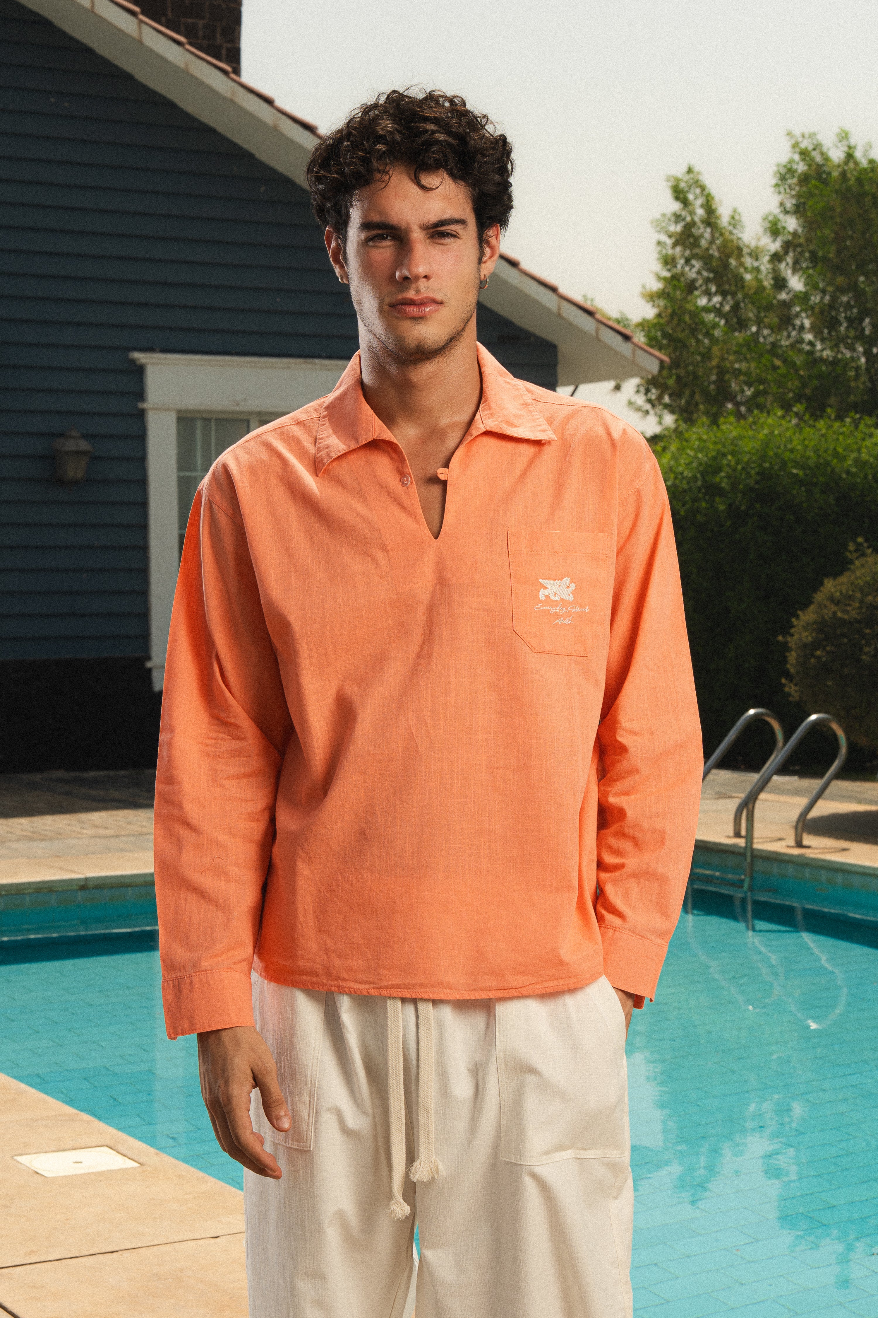 Leonis Linen Polo