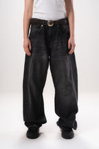 Washed Denim Jeans