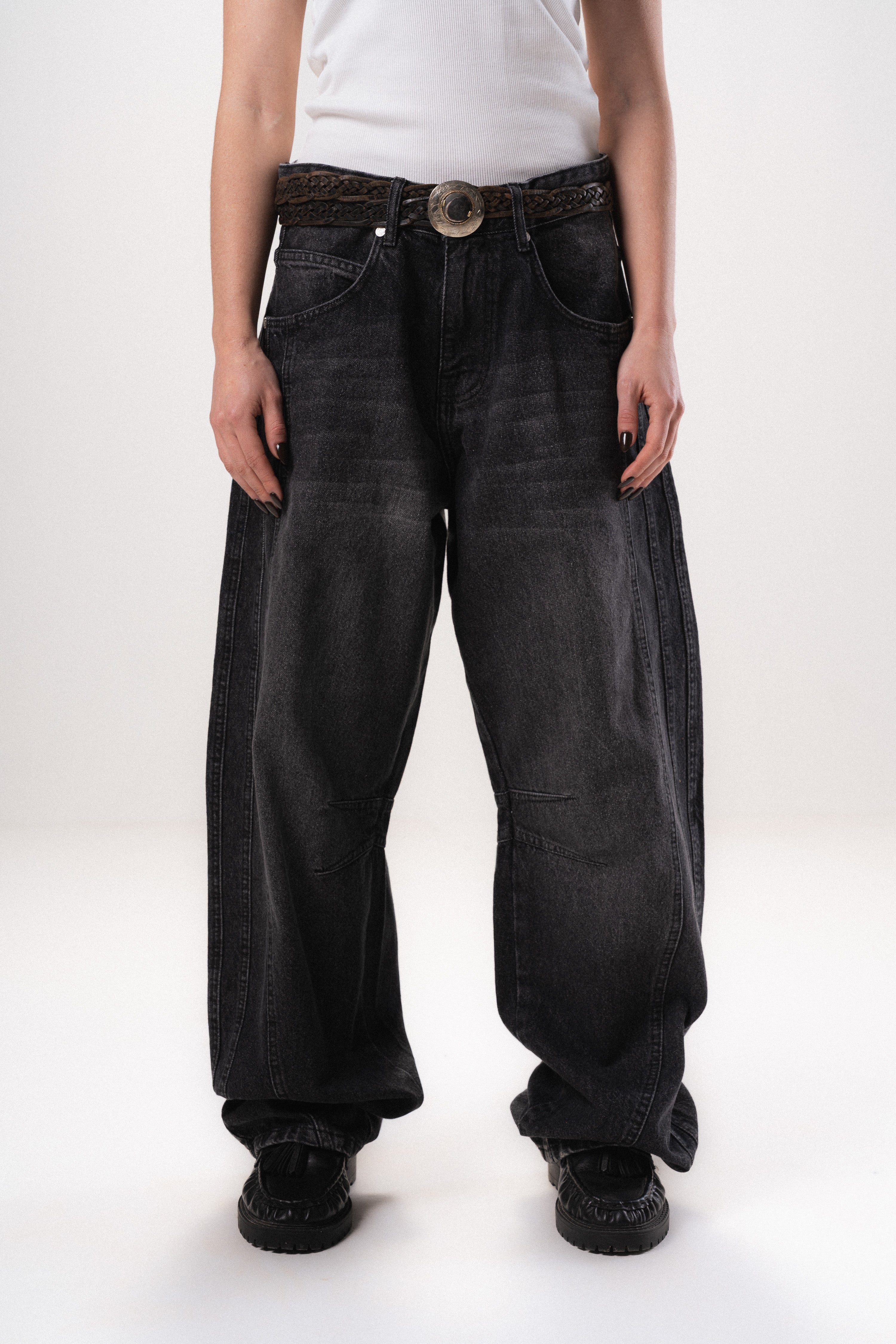 Washed Denim Jeans