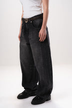 Washed Denim Jeans