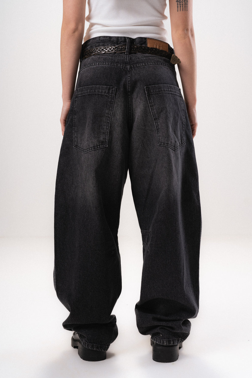 Washed Denim Jeans