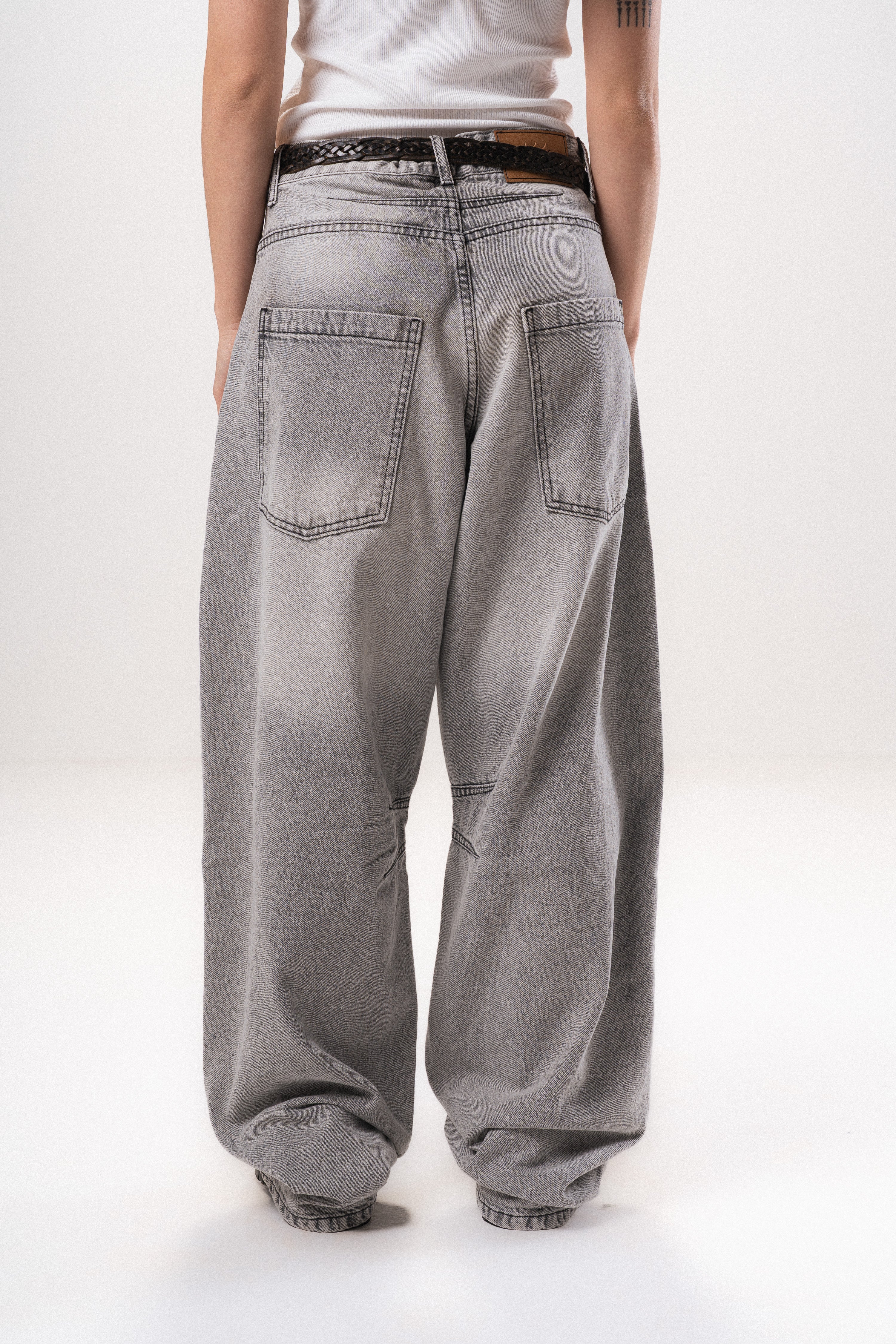 Washed Denim Jeans