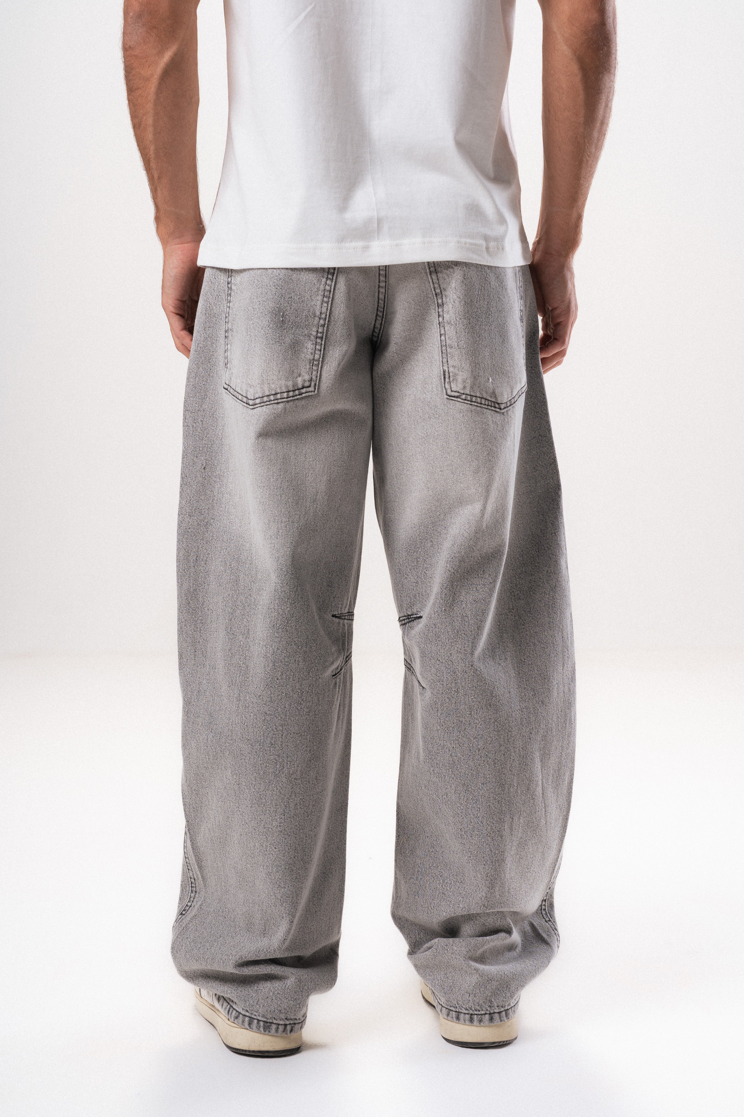 Washed Denim Jeans