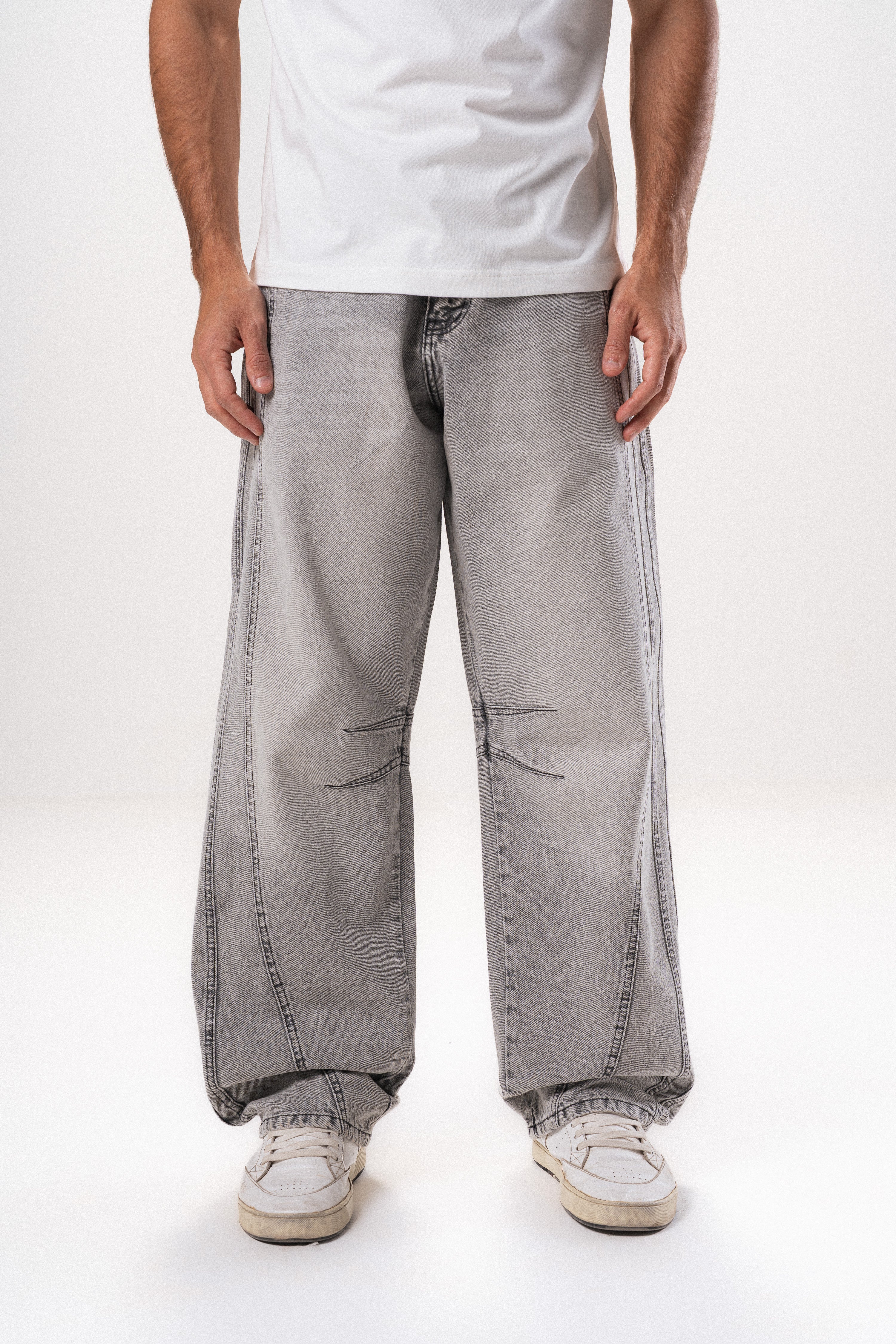 Washed Denim Jeans