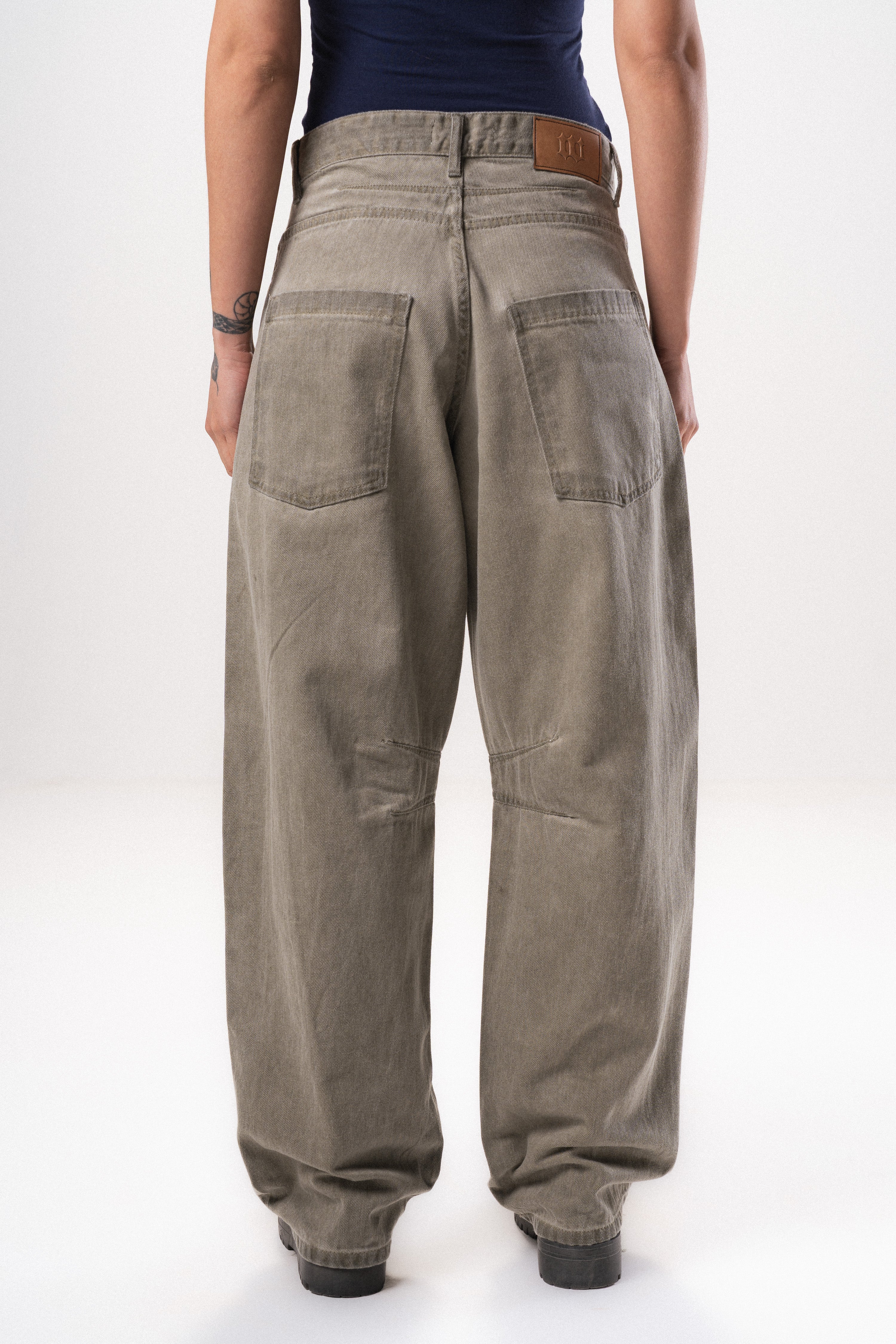 Washed Denim Jeans