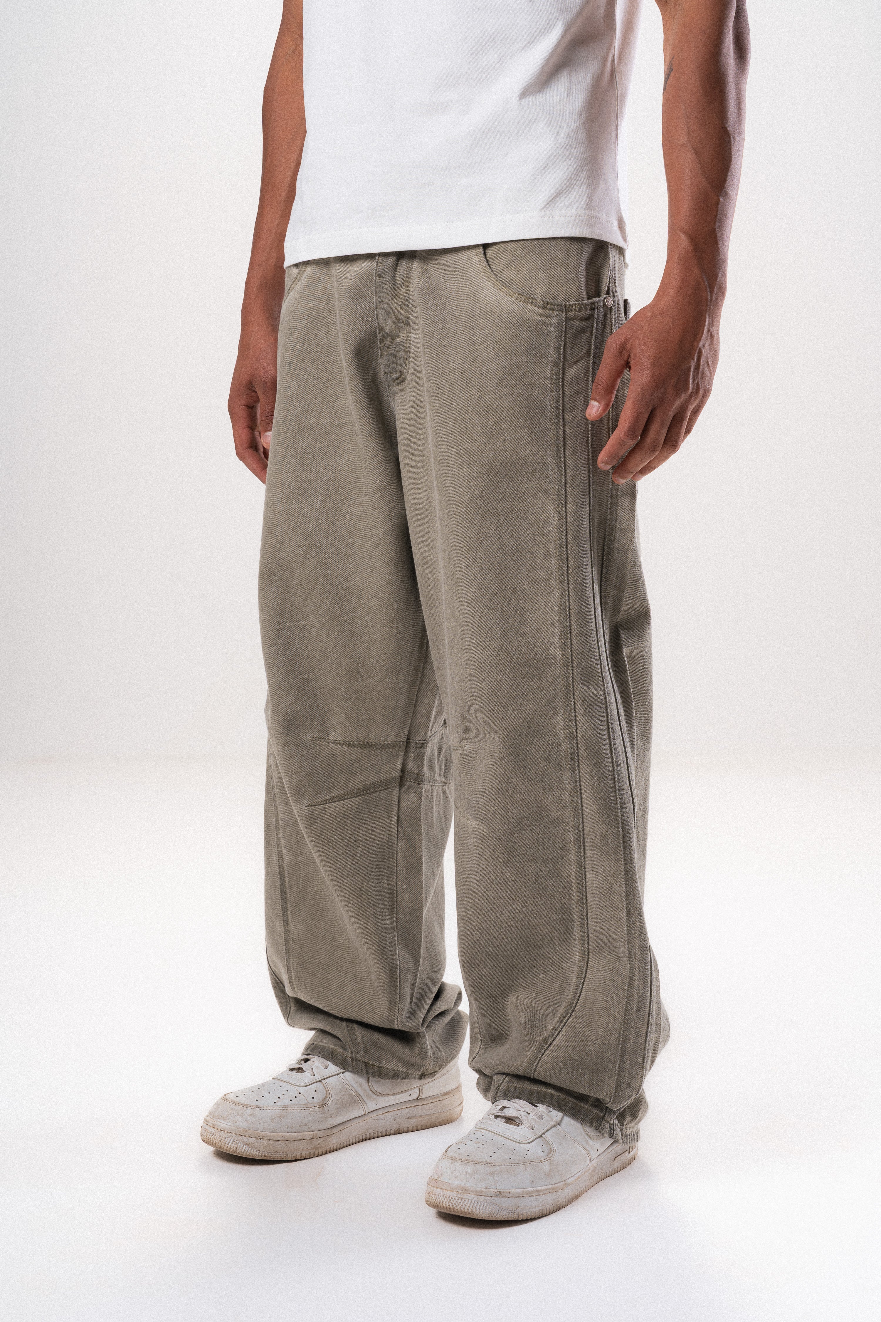 Washed Denim Jeans