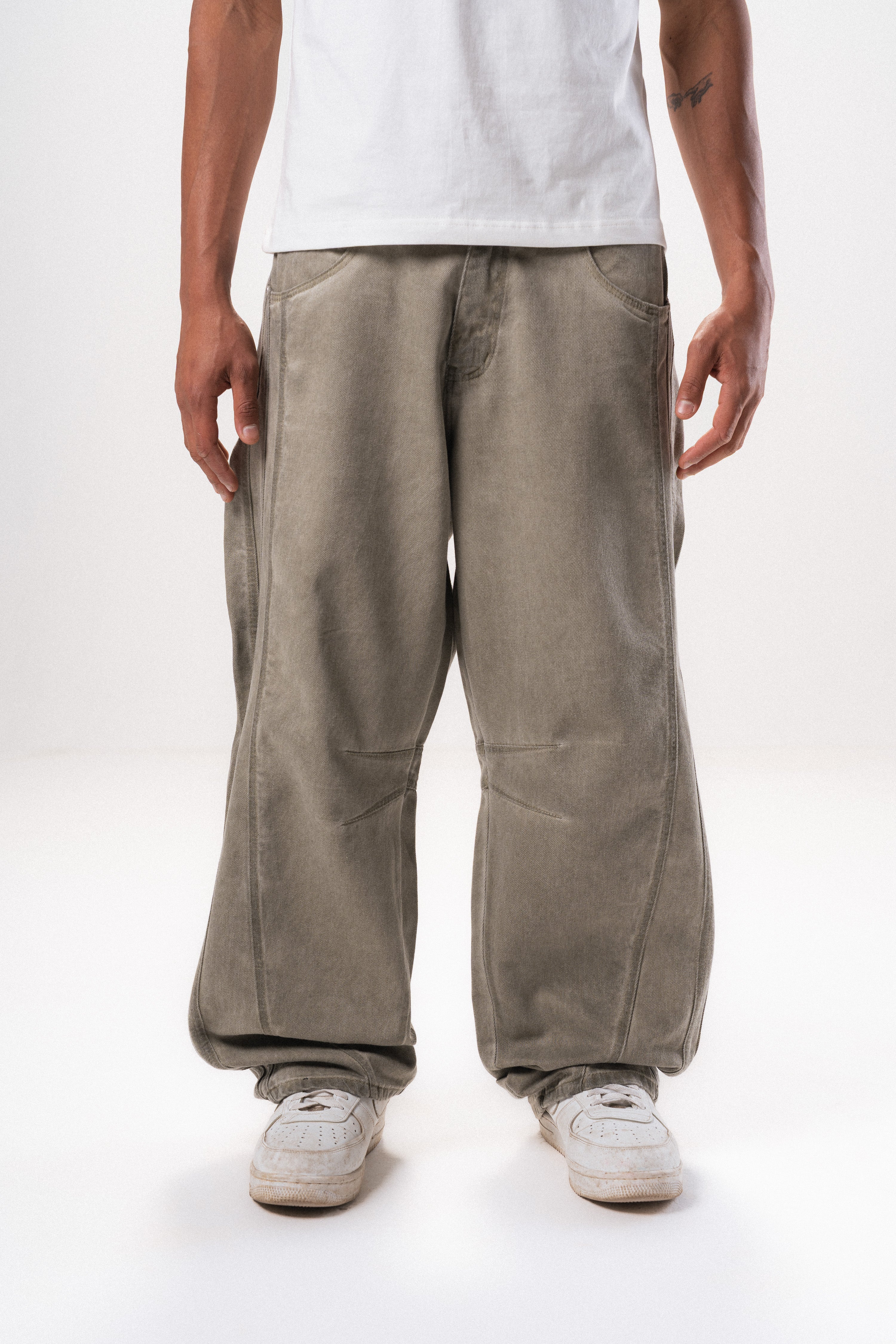 Washed Denim Jeans