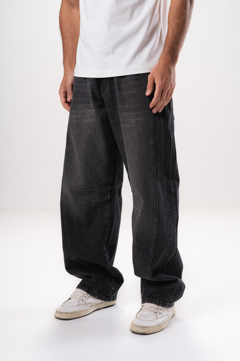 Washed Denim Jeans