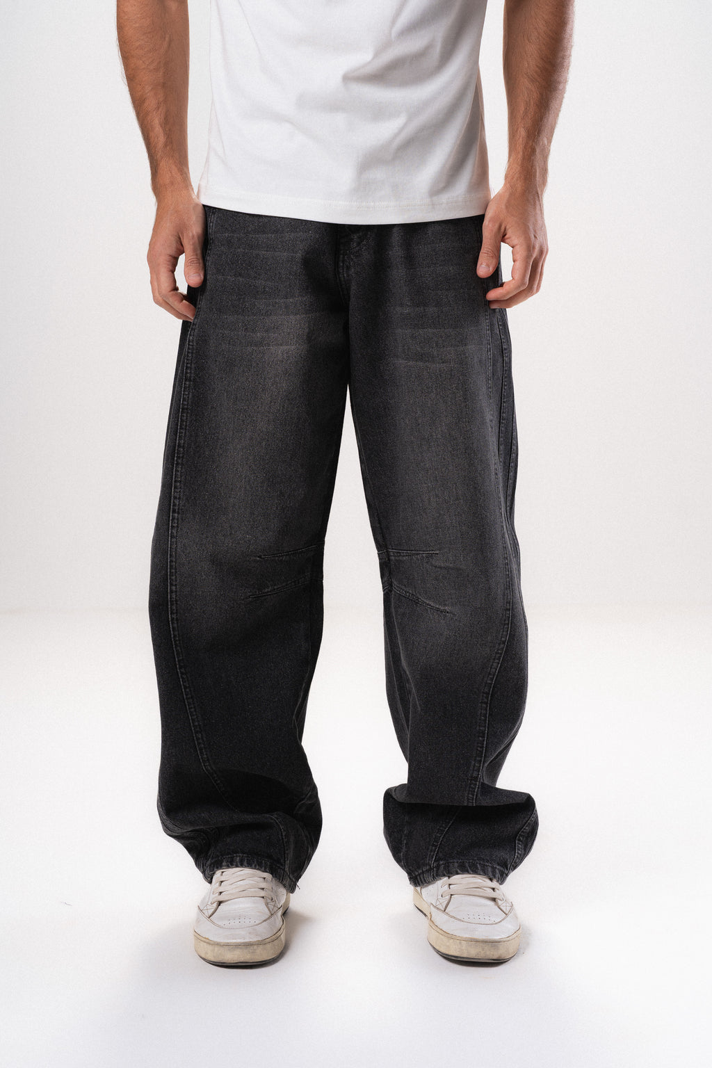 Washed Denim Jeans